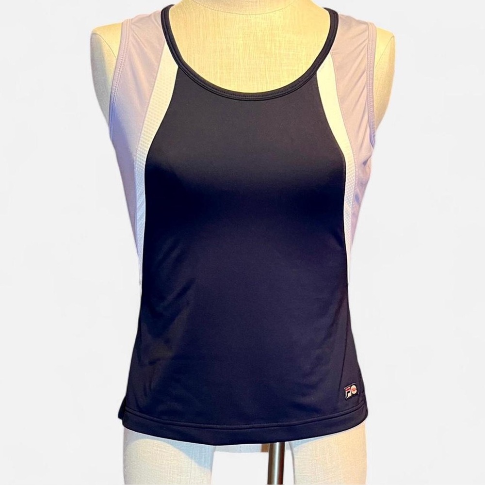 💙Fila Navy/White/Lavender Tennis Pickleball Tank Top